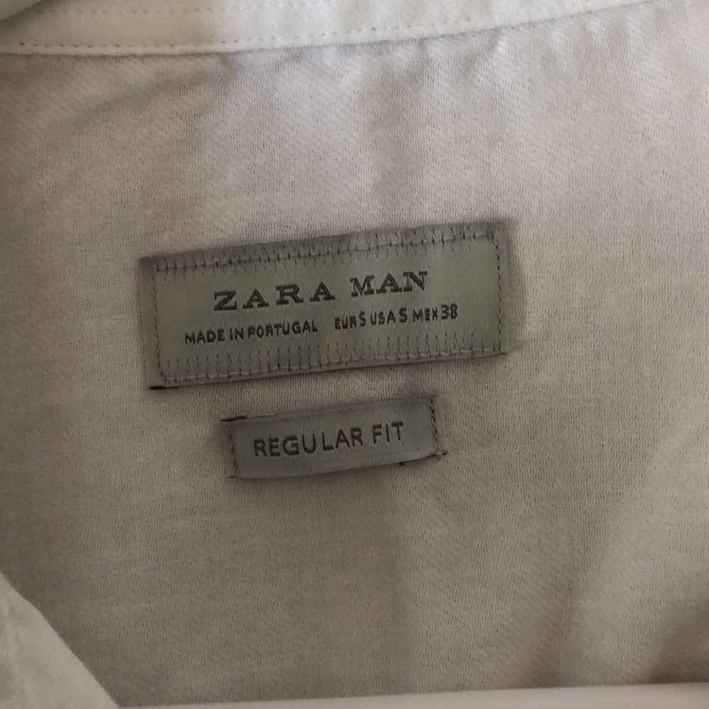 Zara Man Button Down White Shirt - Picture 3 of 3